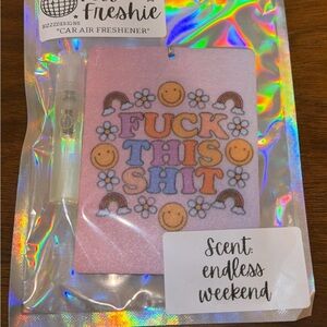 Freshie Car Air Freshener with Colorful Design